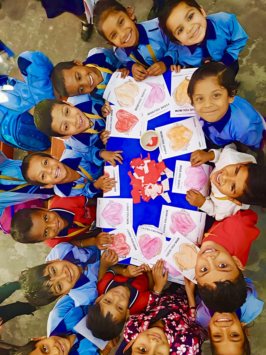 Class 1 – 2 classroom at S. M. INTERNATIONAL SCHOOL 