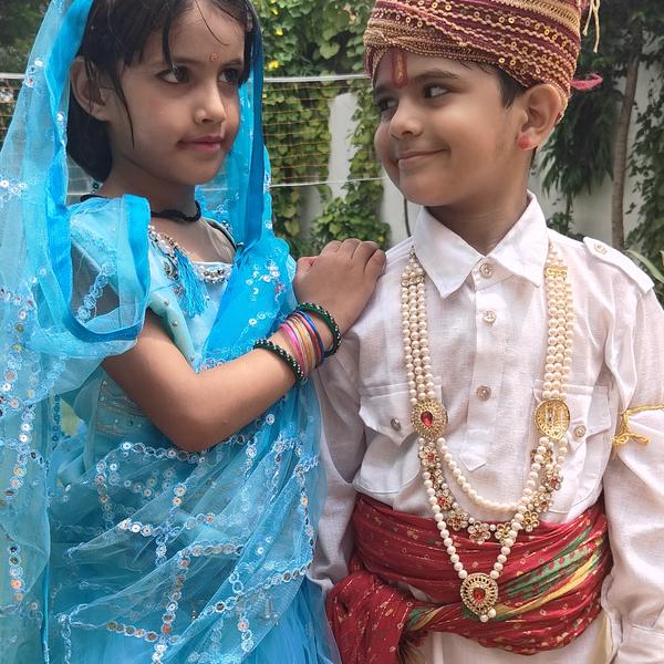 Radha Krishna Dress-up